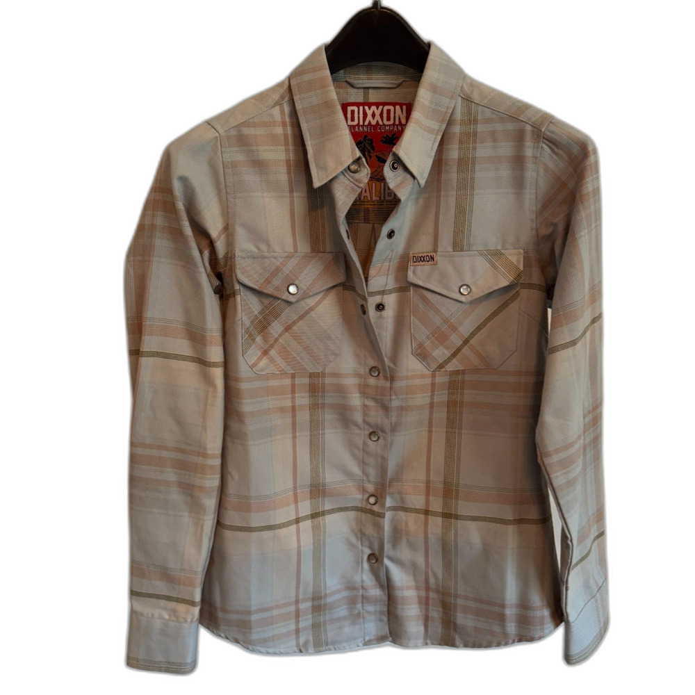 Dixxon Flannel | The Malibu Women's Size Small Pearl Snap Button Front Shirt - Picture 2 of 10
